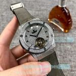 Replica Hublot Classic Fusion Tourbillon Silver Diamond Dial Watch